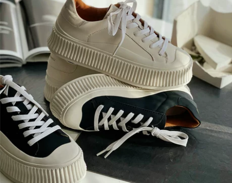 喵唔的天空2021春新款松糕厚底运动鞋女真...