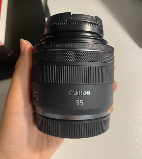 佳能镜头rf35mm 自用的 可小刀 无箱...