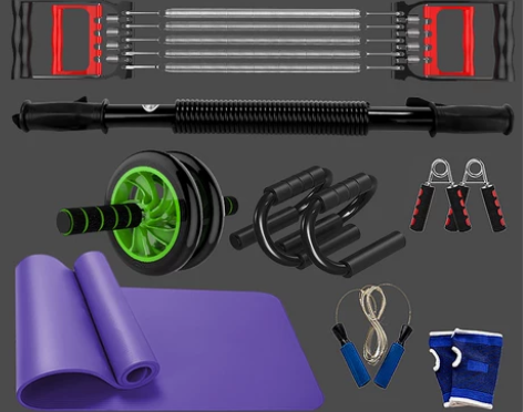 健身器材家用训练套装组合男体育用品拉力器运...