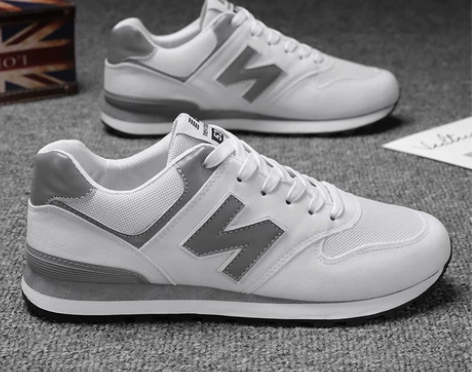 春秋季防臭休闲男鞋新款运动鞋子男韩版健步跑...