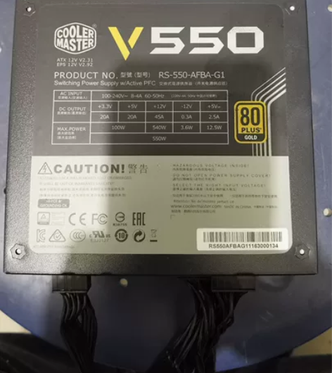 酷冷至尊 V550 型号RS-550-AF...