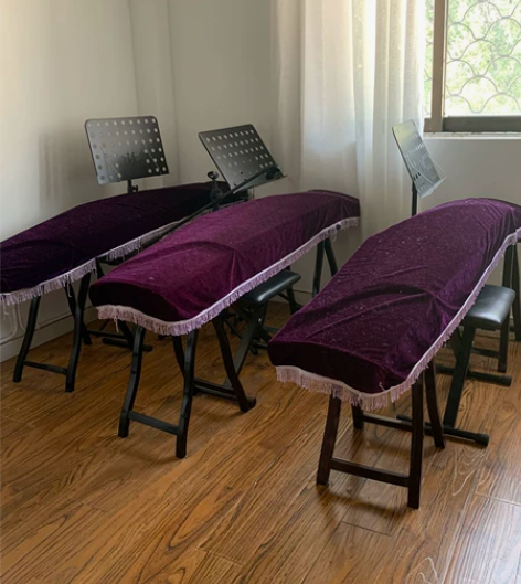 琴行古筝处理，买来没用过，有点灰 买回去自...