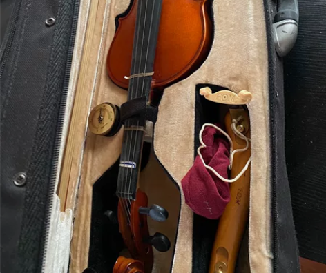 小提琴，需要自己换琴弦了，成人使用 原来陪...