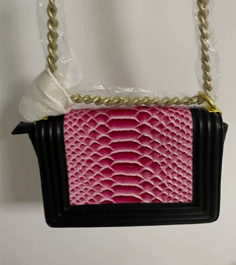 小香包 女士包包 2022年新款 蛇纹辣妈...