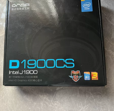 电脑主板 昂达D1900CS  买来就试了...