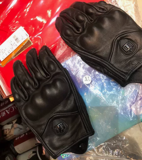 GAOSTRACING复古真皮防摔耐磨全指...