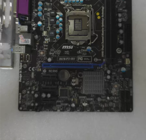 微星 H61M-P23 主板完好 无维修 ...