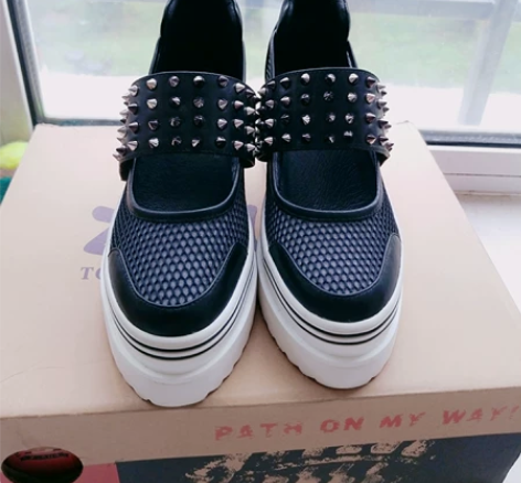 纯皮内增高鞋，全新36.5 感兴趣的话点“...