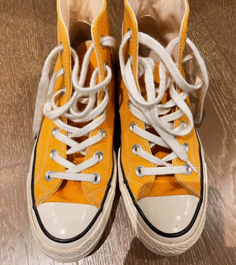 匡威Converse 黄色 高帮 Chuc...