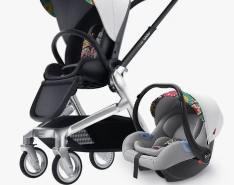 bebebus推车+提篮 可当车载安全座椅...