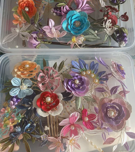 【交换】缠花汉服发饰发簪汉服配饰ml码 科...