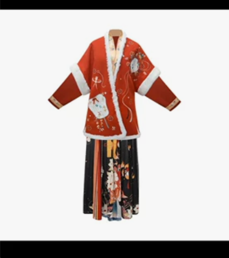 七月夕汉服，买回来只试穿并清洗过一次的 几...