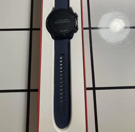 小米手表color运动版 蓝色? 配件齐全...