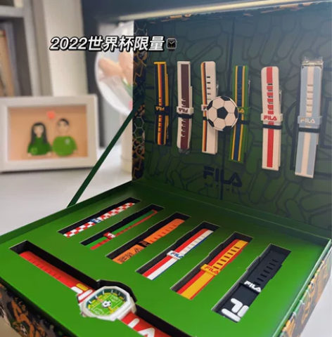 斐乐Fila 世界杯限量手表套装，某桃官网...