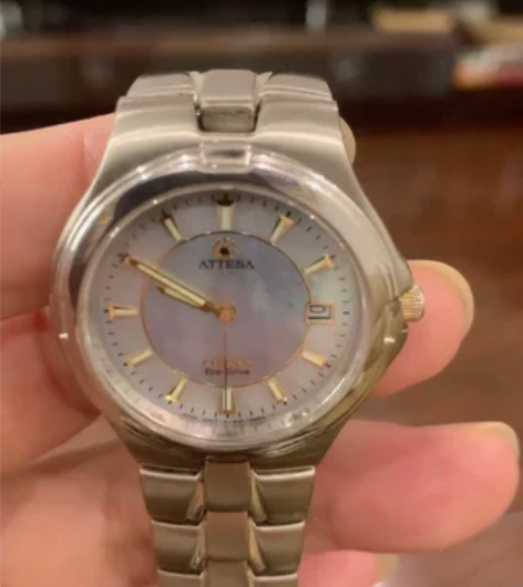 西铁城citizen海螺超级钛光动能Att...