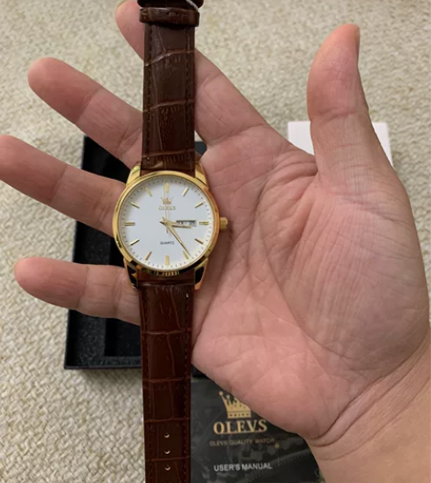 欧利时石英男表，全新未使用，手表挺好看的，...