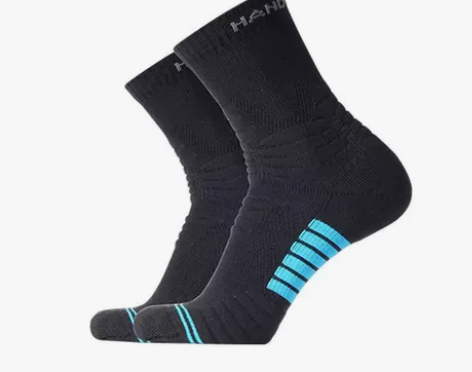 悍将男款专业运动袜,适合跑步,羽毛球,乒乓...