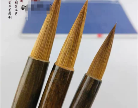 纯狼书宝实木杆狼毫毛笔大楷中楷小楷楷书隶书...