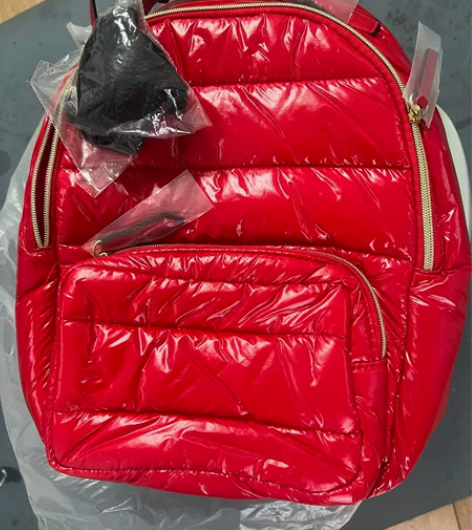 雅诗兰黛新年春节红色双肩背包书包 全新 雅...