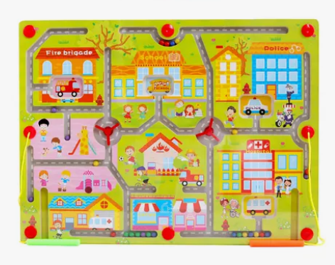 磁性迷宫玩具走珠儿童益智逻辑思维训练动脑智...