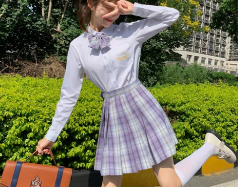 【三个岛JK制服馆】朝槿原创格裙JK制服裙...