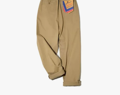 马登工装 美式复古Easypants卡其休...