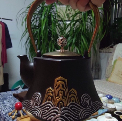 茶馆不开处理一把日本日式铁壶泡茶壶功夫茶具...