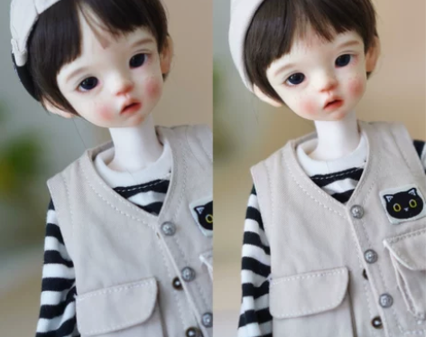 bjd6分娃娃衣服配件瓜皮帽地主帽子棒球帽...