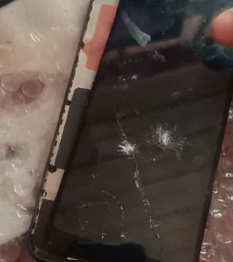 手机 华为荣耀畅玩8c 4+64g 屏坏 ...