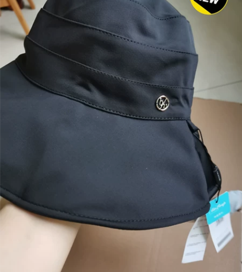 处理现货正品 蕉下优品客遮阳渔夫帽女双面太...