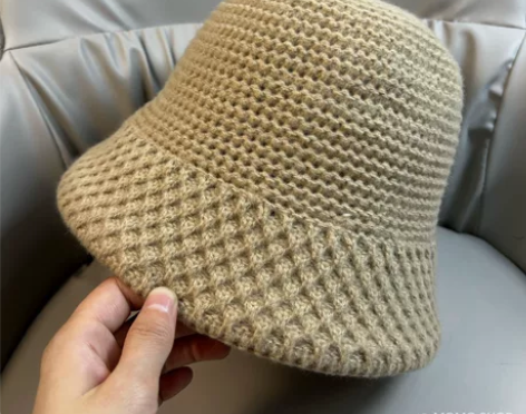 【全新】针织帽 渔夫帽 冬季保暖 显脸小 ...