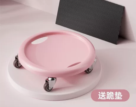 腹肌滑盘专业静音万向健腹轮家用健身滑行盘收...