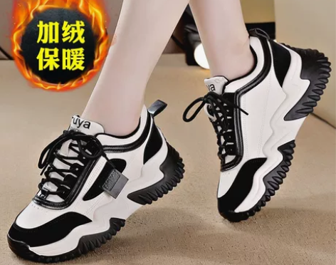 厚底老爹鞋女2022新款秋季单鞋春秋ins...