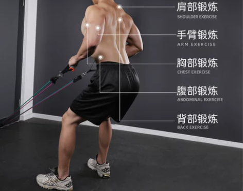 弹力绳健身拉力绳男女力量训练拉力器健身器材...