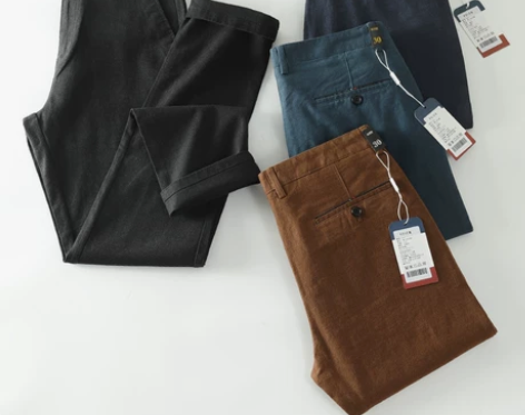 柔嫩细润 秋季新品多色休闲裤男直筒修身弹力...