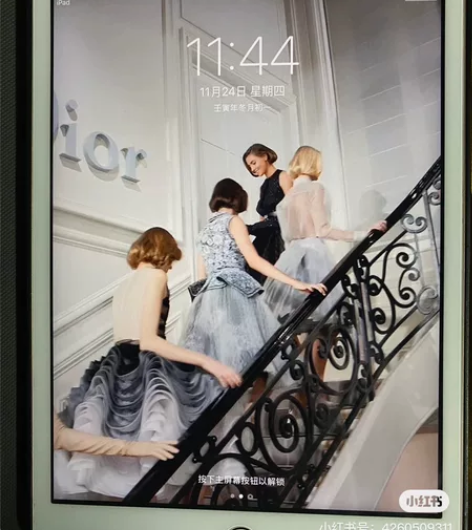 转手女生自用iPadwifi版苹果平板电脑...