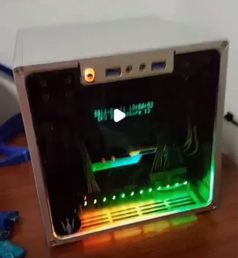 定制全铝ITX电脑机箱迷你机箱 感兴趣的话...