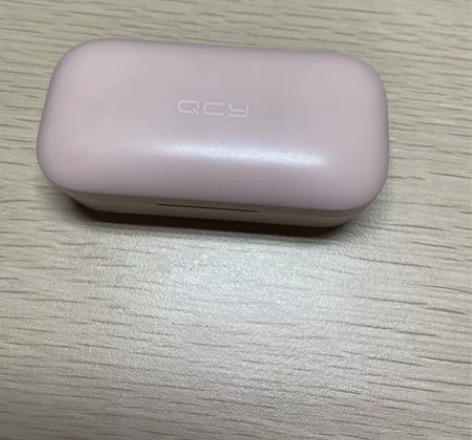 蓝牙耳机，QCY T5S 粉色 充电仓、左...