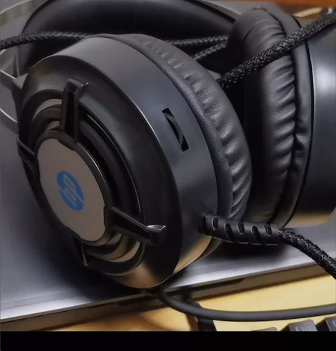 全新的惠普H120电脑耳机头戴式有线带麦单...