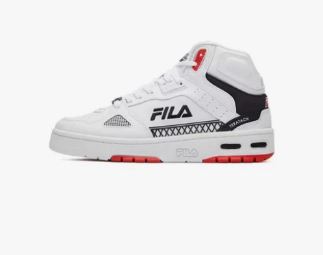 FILA 女鞋时尚休闲运动鞋女高帮系带百搭...