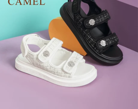 【Camel骆驼】女鞋2021夏季新款小香...