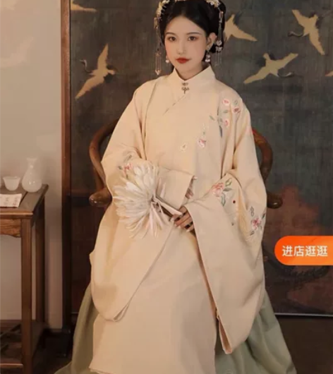 艺缕汉服，明制，颜色如图，M码 只试穿过一...