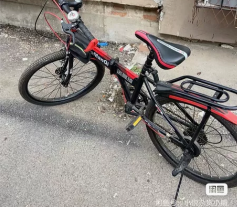 22寸,22寸折叠自行车,车胎新,前叉子有...