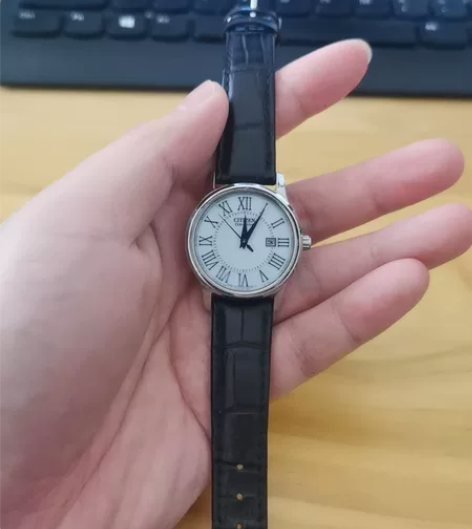 西铁城光动能EW1568-04A，绝版黑色...