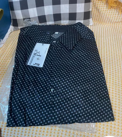 全新XL男士长袖衬衫,带吊牌,中间纽扣都没...