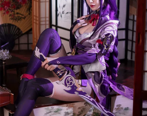 三分妄想原神雷电将军cos服稻妻雷电影雷神...