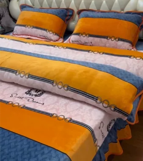 【全新】高端水星牛奶绒四件套低价处理 加厚...