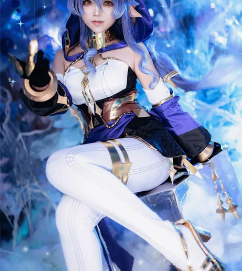 次元依家莱依拉cos服 衣服+造型假发+金...