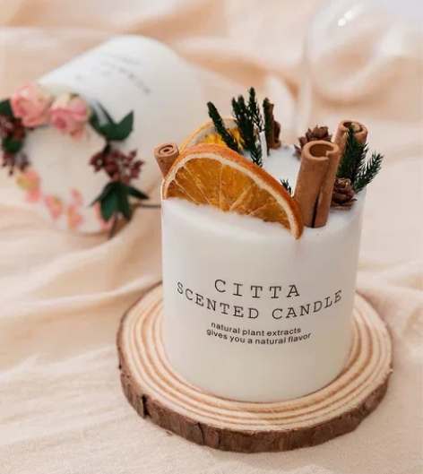 香薰蜡烛熏香安神助眠小众高级室内持久卧室睡...