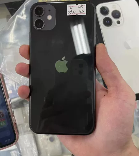 苹果11 黑色128G靓机 纯原装无修 电...